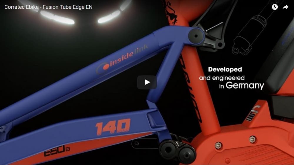 Corratec – E-Bike Rahmen Fusion Tube Edge EN